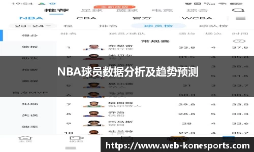 NBA球员数据分析及趋势预测